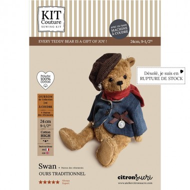 Kit Swan - Ours 24cm Coton...