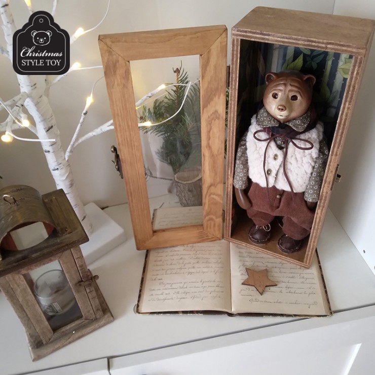 Monsieur Ours Nelson - Argile, céramique