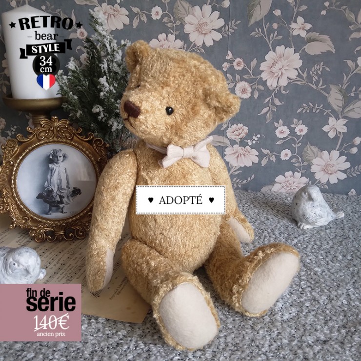 Vanille - Ourson Viscose