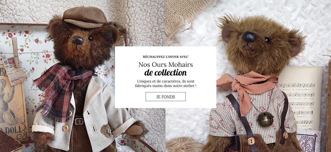 La boutique de créations originales et artisanales de poupées, peluches